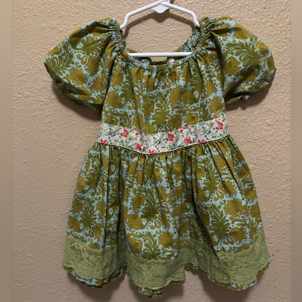 Matilda Jane Serendipity Green and Blue Dress